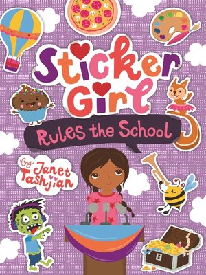 cover image of Sticker Girl Rules the School